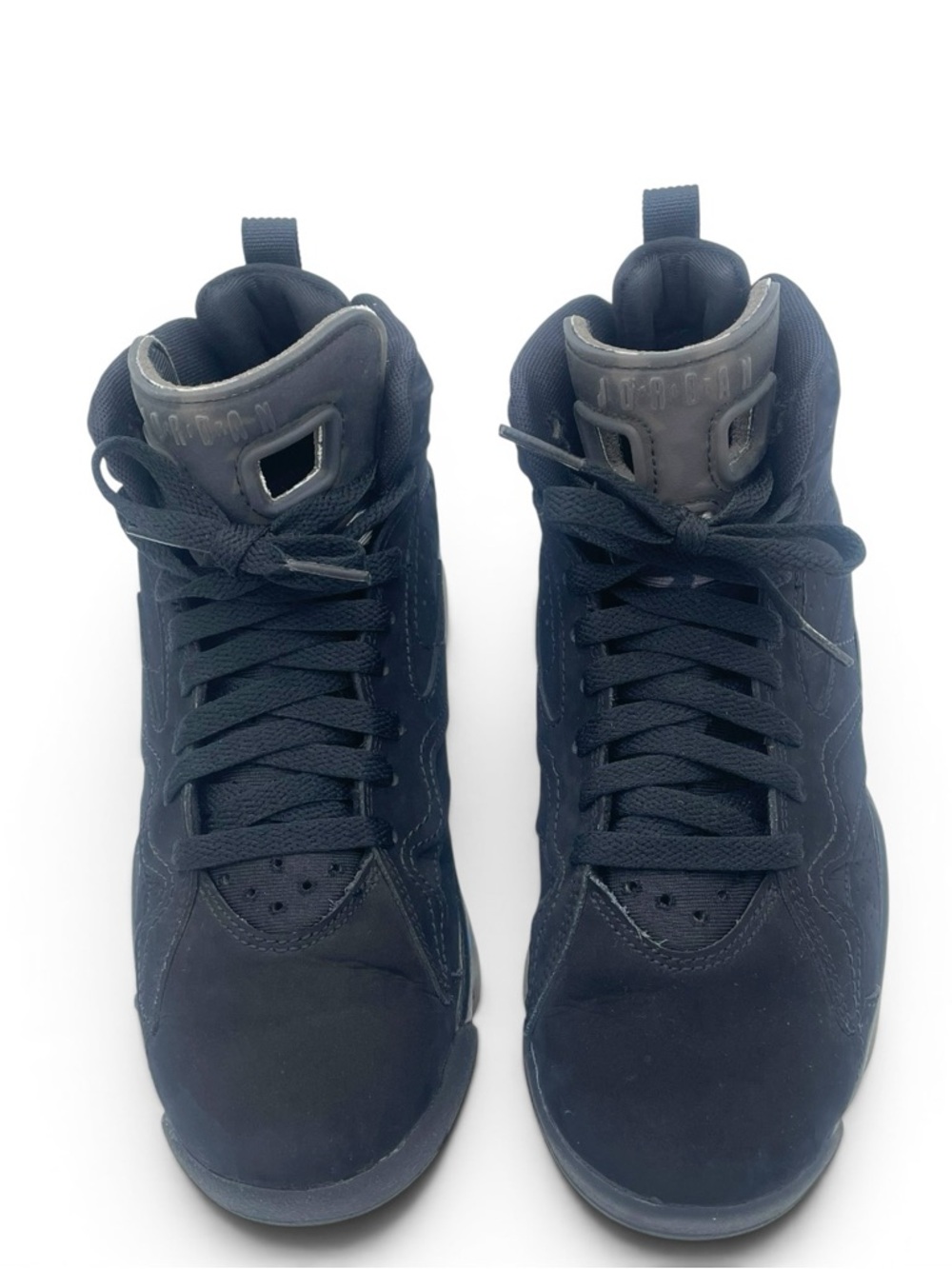 Air Jordan 6 Retro Black Blue Size 5.5Y (Fits Women’s 7) w/ Box - Picture 10 of 14